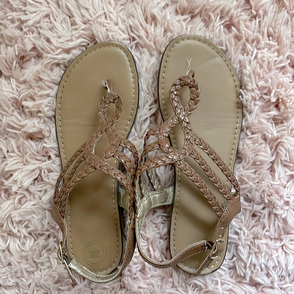 Brown sandals